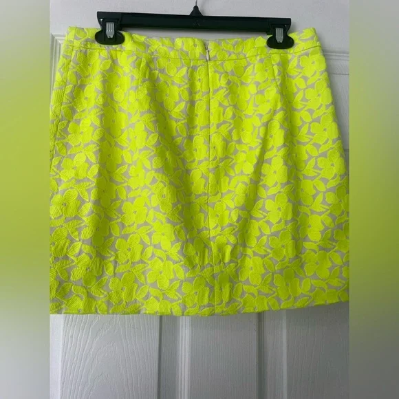 J. Crew Neon Floral Embroidered Mini Skirt - Picture 10 of 12
